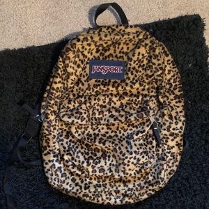 Jansport Cheetah print Backpack